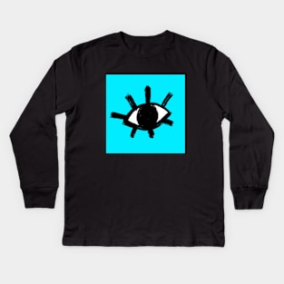 The all knowing eye Kids Long Sleeve T-Shirt